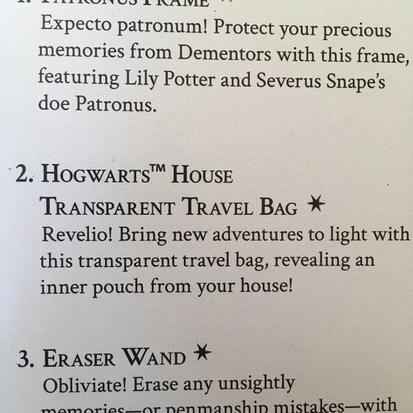 Loot Crate wizarding world travel bag - Picture 9 of 9